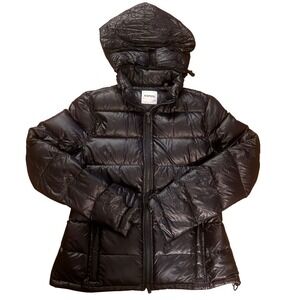Aspesi Aria di Neve 7N26 Black Ripstop Down Jacket – Size L (Italian Fit ≈ US M)